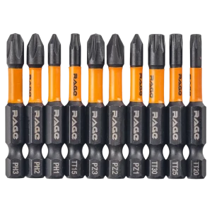 Набор ударных бит RAGE 554196 для профессионального монтажа 89433161