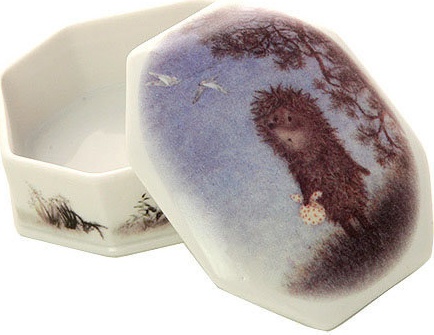 10563584 Императорский фарфоровый завод Подарочный набор (Туалетная коробочка) "Ежик" "Граненая" Фарфор 