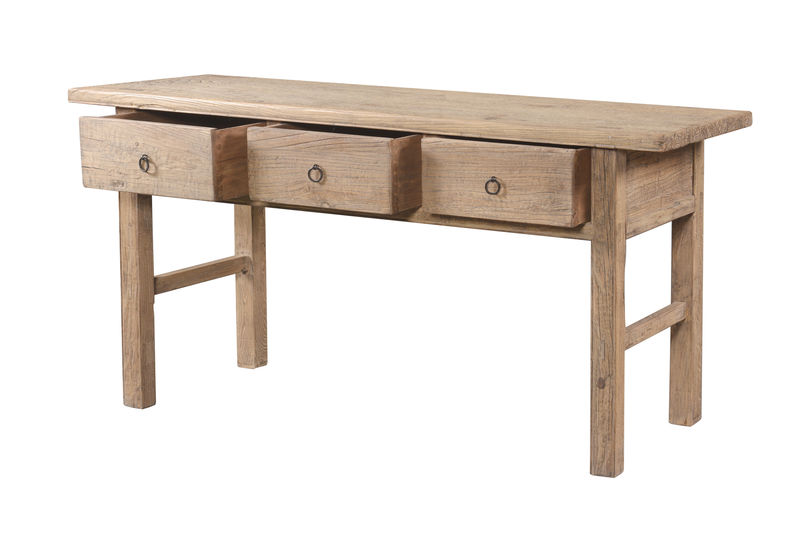 FUBR056 Винтажная консоль из вяза ijlbrown  - Вид №2