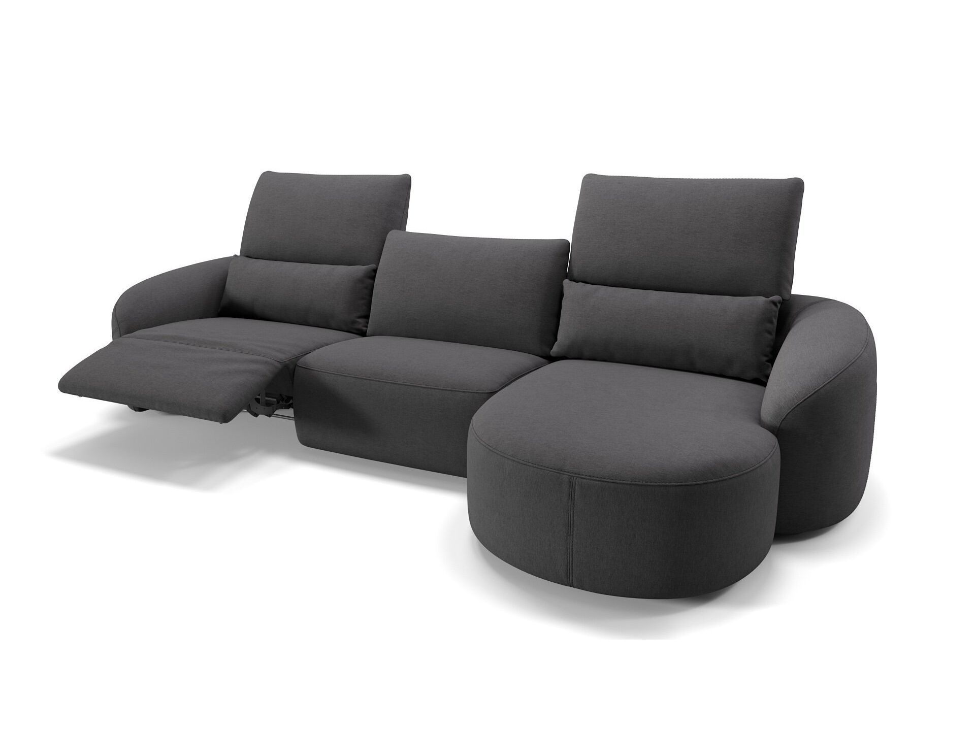 Тканевый диван с полуостровом Sofanella Санкт-Мориц ARCH-00070925