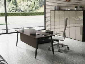 Bralco Прямоугольный стол с системой управления кабелями Take off evolution