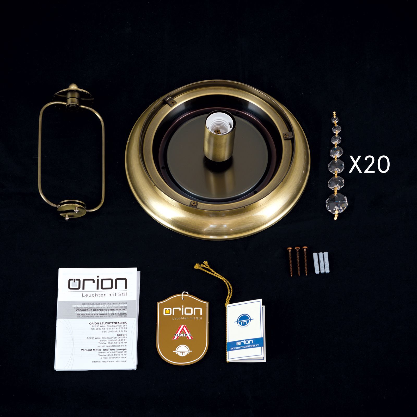 Потолочный светильник с кристаллами Orion Plafond ARCH-00109574 - Вид №18