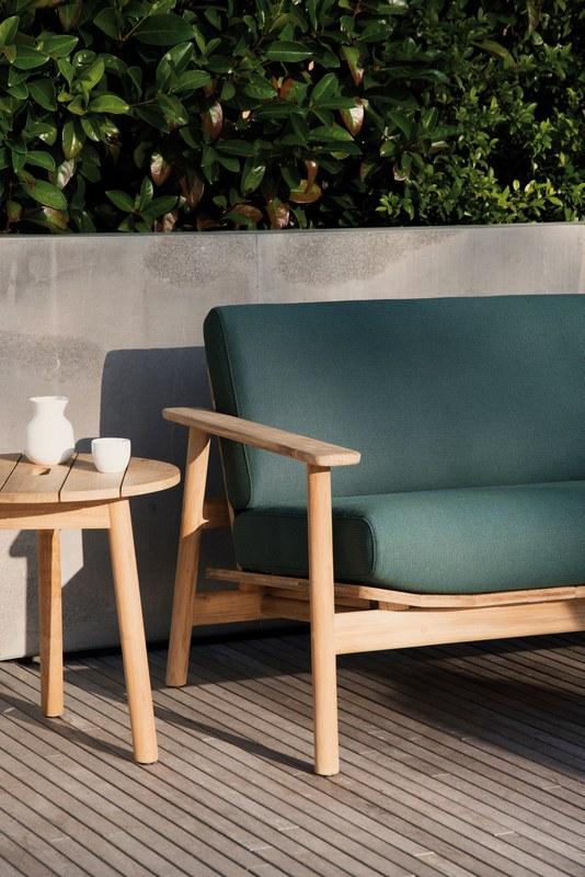 Kettal 2-местный тканевый садовый диван Riva #26400 - Вид №1