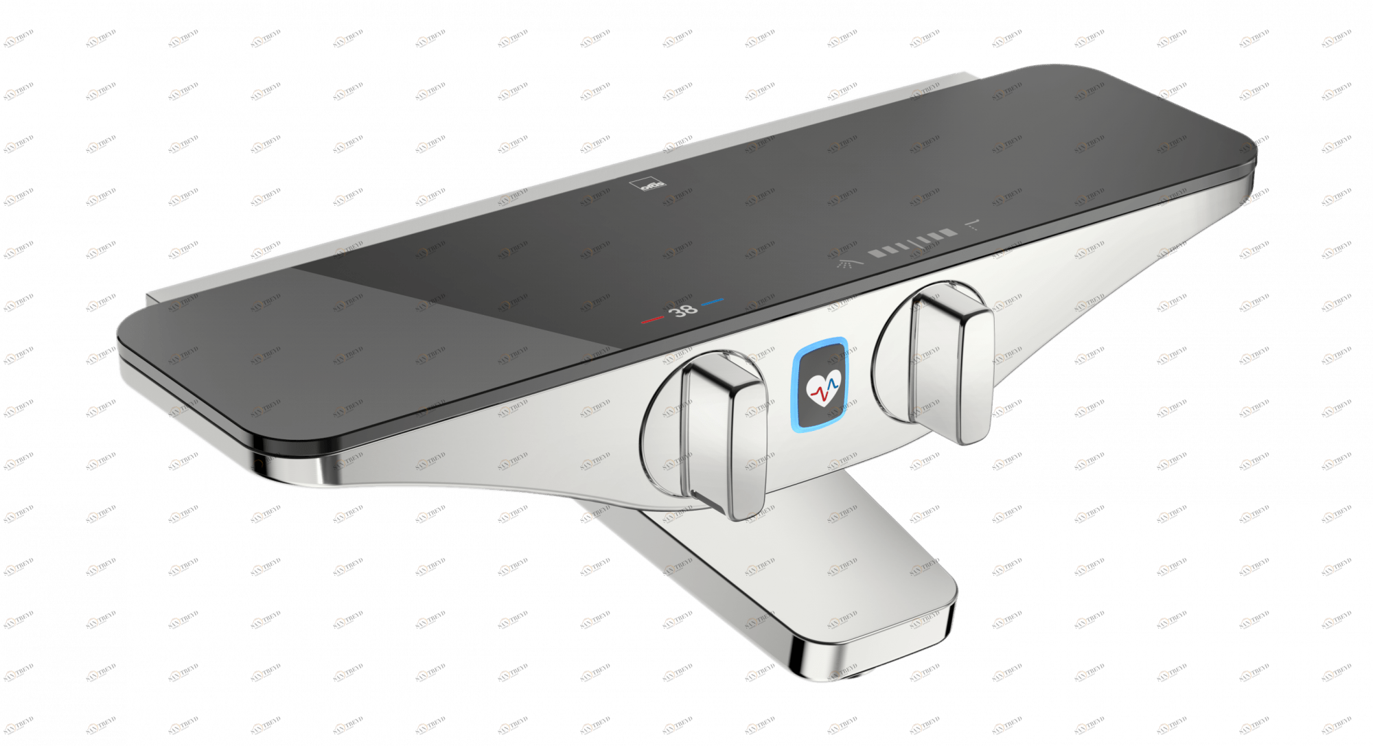 Oras 7542U-15 Cмеситель для ванны и душа, 6 V 7542U-15 Esteta Wellfit Хром/Серый 