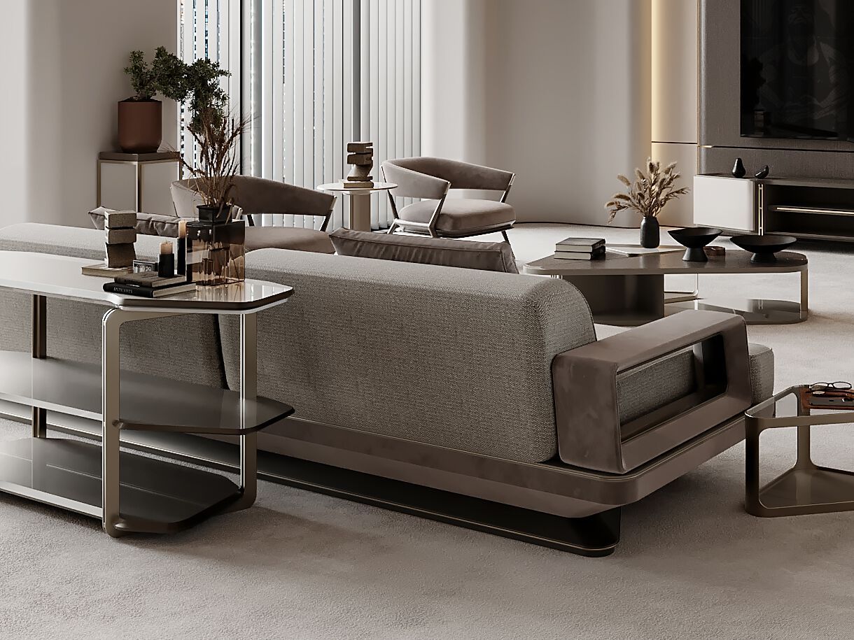 4-местный тканевый диван Zebrano Athena ARCH-00044147 - Вид №1