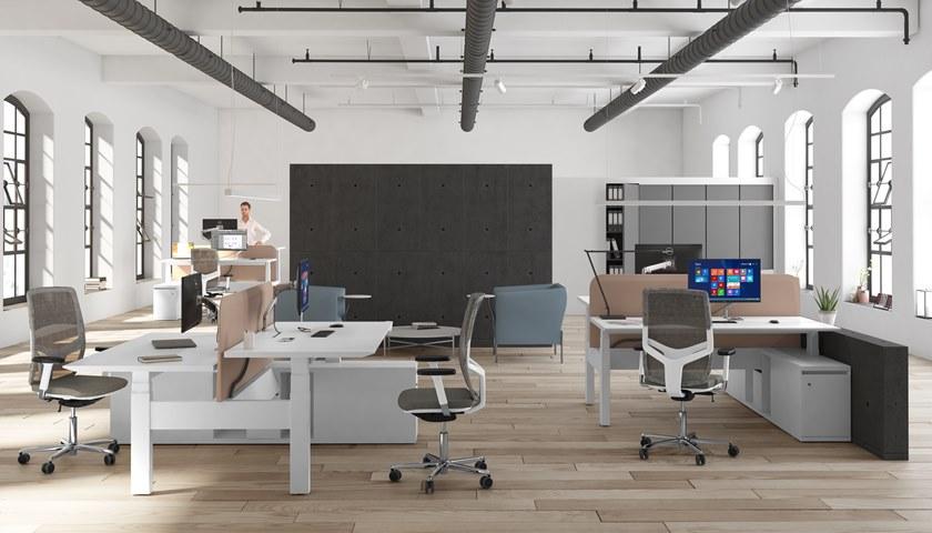 ESTEL GROUP Несколько рабочих станций со встроенной полкой Evo sun-id-1463913 - Вид №3