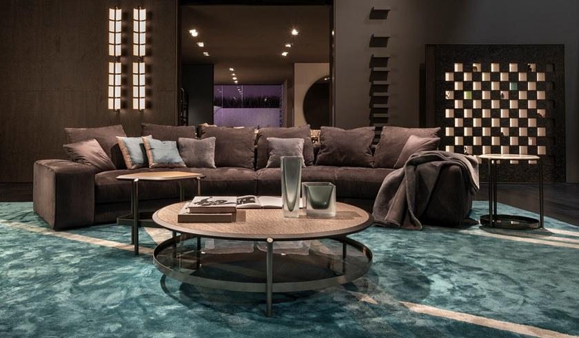 Giorgetti Изогнутый модульный диван из ткани Skyline sun-id-1445984 - Вид №1