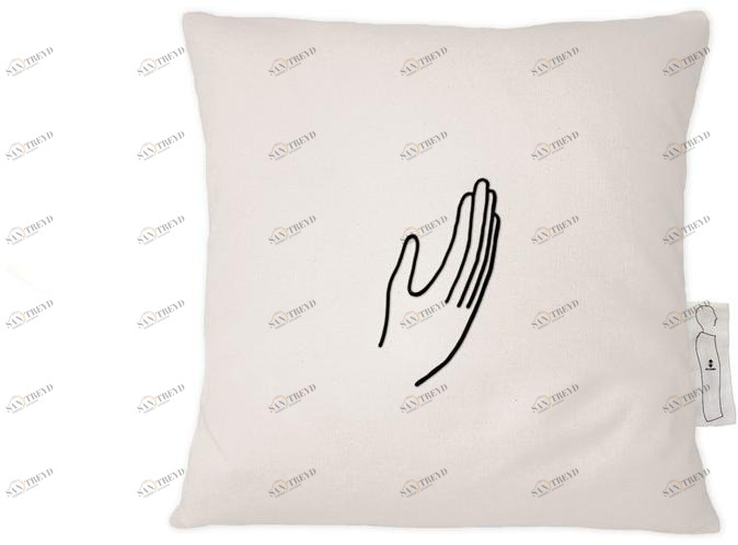 Kiasmo Квадратная подушка из льна Notes Kdcn1