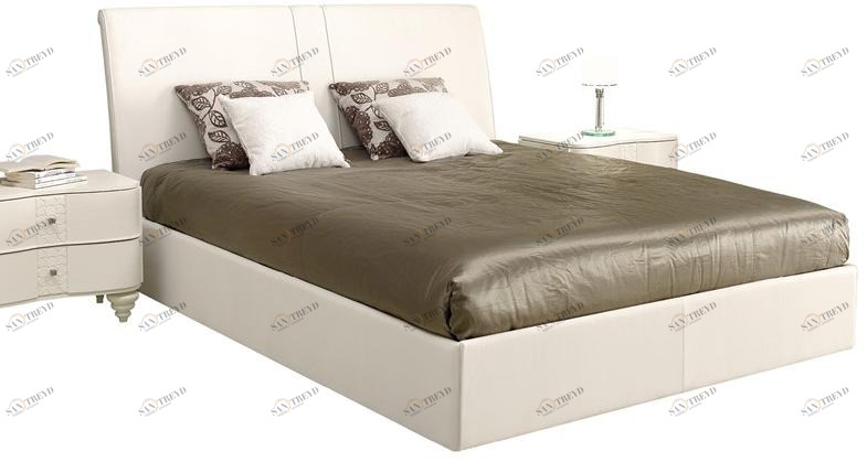 Barnini Oseo Кровать для хранения из кожи с обитым изголовьем Fashion time Ft14, ft15