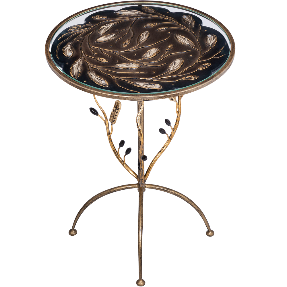 19088 Столик декоративный Oliva Branch Каштан BOGACHO 4627196596801 - Вид №3