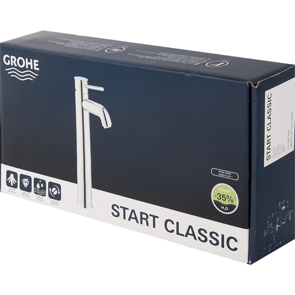 Смеситель для раковины Grohe Start Classic однорычажный, цвет хром 81897757 STLM-2151299 - Вид №7