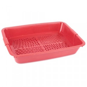 Т00011081 Туалет для кошек 35х25х6см с сеткой Dogman