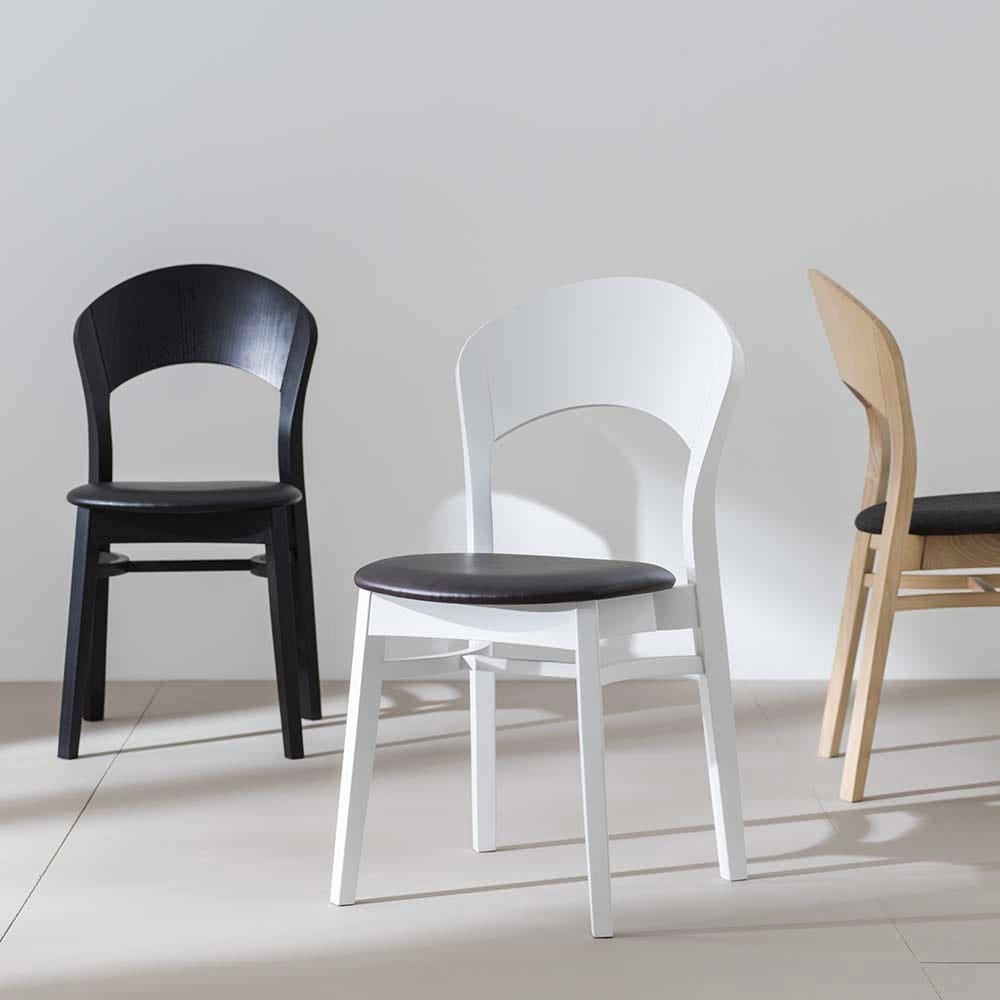 Дубовый стул с мягким сиденьем Hans K Rainbow ARCH-00137432 - Вид №1