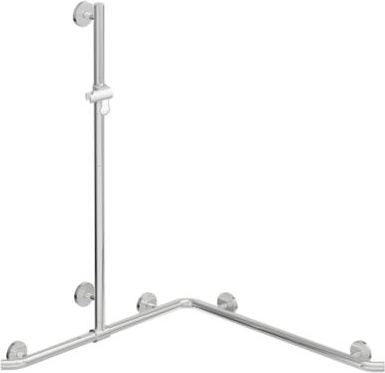 950.35.34054 Поручень для душа с выдвижным держателем для душа теплое прикосновение HEWI Greifen 