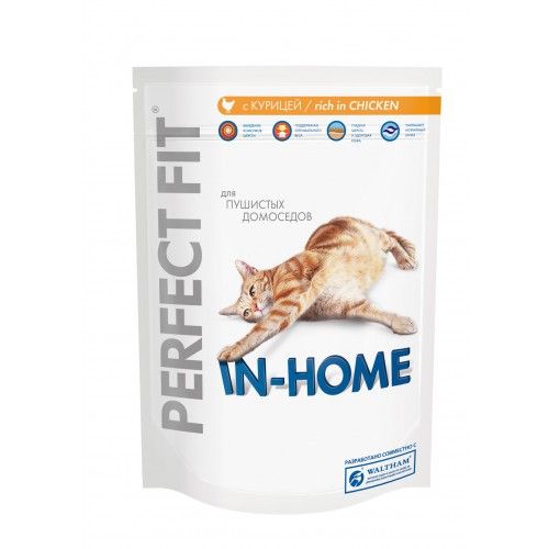 Т0031593 Корм для кошек домашнего содержания курица сух. 190г Perfect Fit 