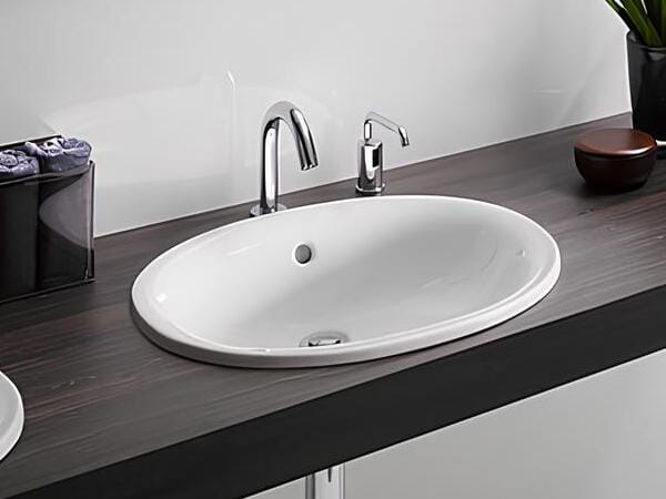 Керамическая овальная раковина с утопленным верхом TOTO LW762Y ARCH-00074924