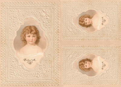 01860 Декупажная карта 21 x 29.7 см СК "Антикварный портрет мини" Чип-Арт 