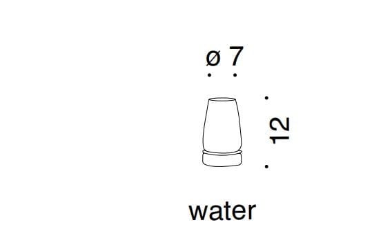 Выдувное хрустальное стекло для воды Danese Milano Ovio ARCH-00029697 - Вид №6