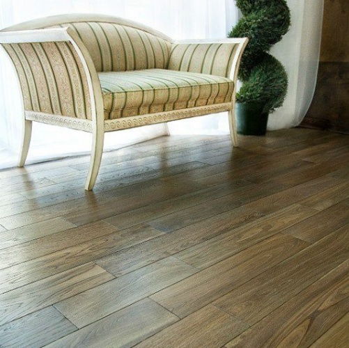 Массивная доска Ashton Модена Дуб Натур (Гладкая) 400-1700х127 мм 1000300015 - Вид №3