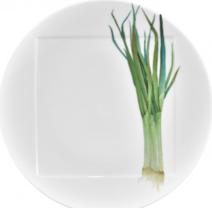 10637883 Noritake Тарелка обеденная Noritake "Овощной букет.Зелёный лук" 27см Фарфор