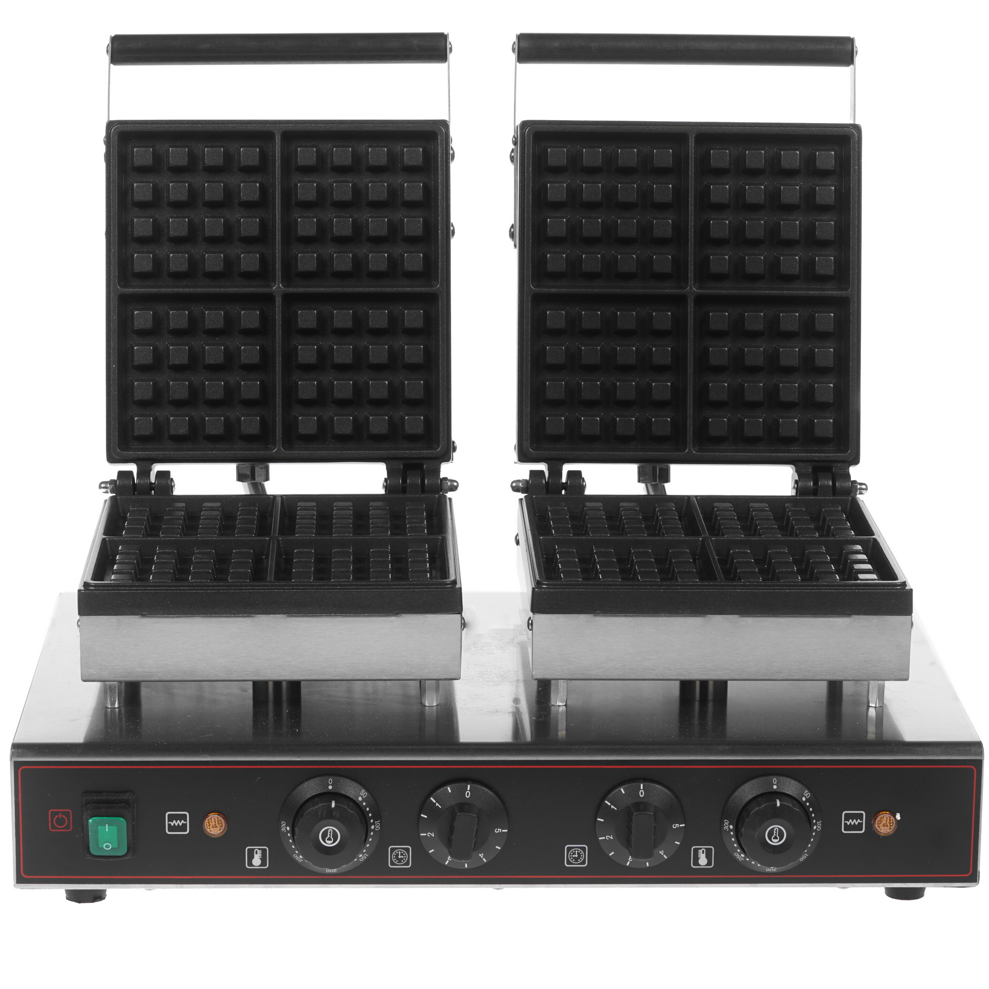 8107411 Вафельница GASTRORAG ZU-HF-2E серебристый STDN-0094589 - Вид №1