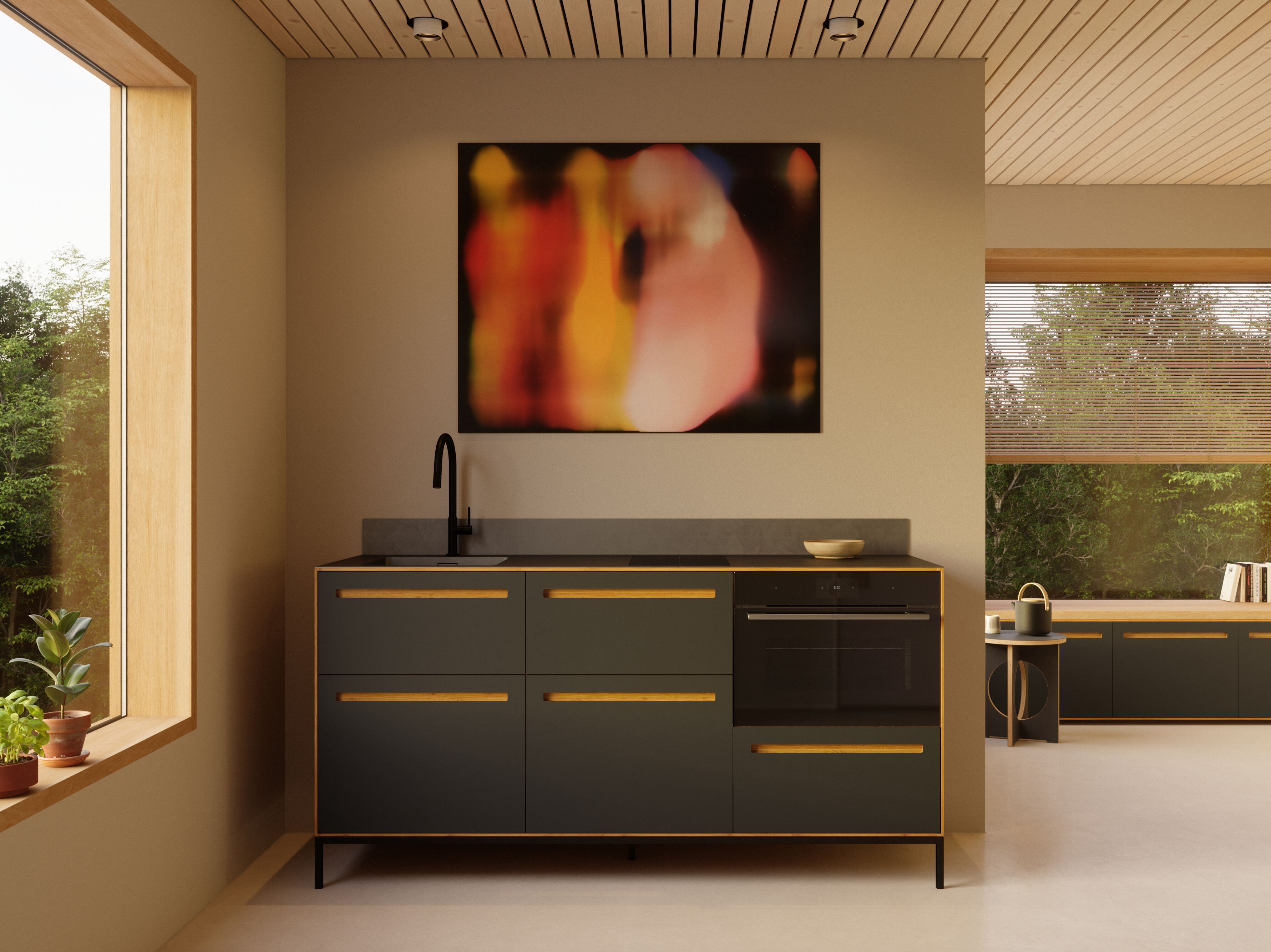 Встроенная кухня Neuvermoebelt TINY KITCHEN "OFFICE" ARCH-00070227 - Вид №1