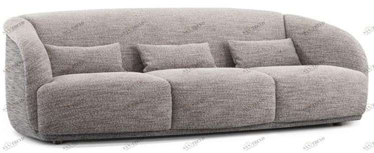 Roche Bobois Мягкий 3-х местный диван из ткани sun-id-1422694