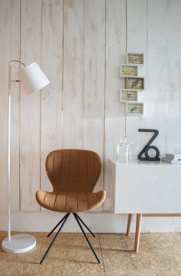 Лампа напольная Buckle Head, белая Zuiver 5002039 - Вид №1