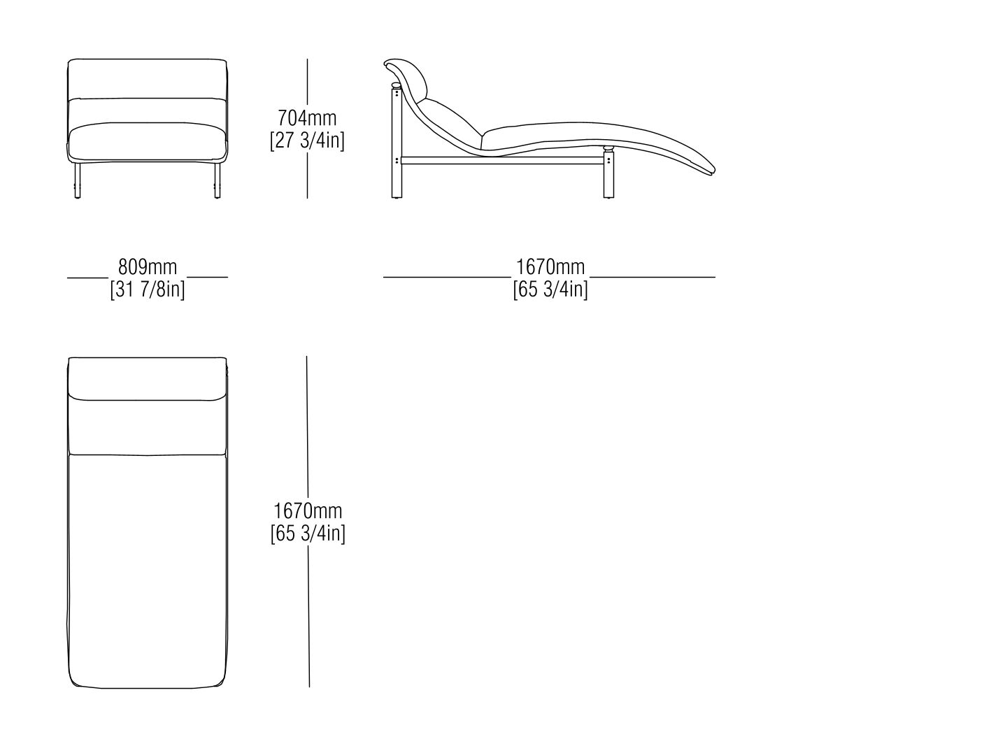 Мягкий шезлонг MisuraEmme BALTIMORA ARCH-00083116 - Вид №3