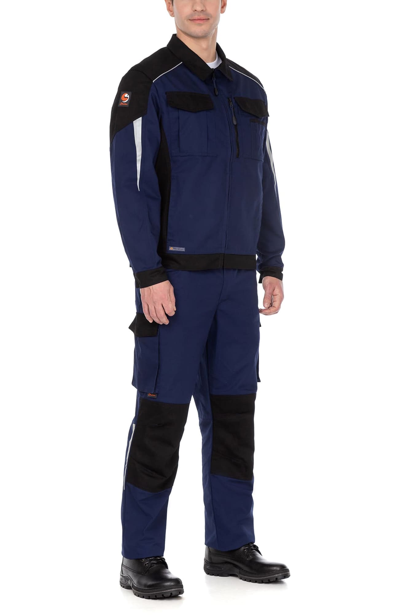 70047 Костюм  NEW темно-синий с черным STATUS  Летняя спецодежда  размер 56-58/182-188  - Вид №15