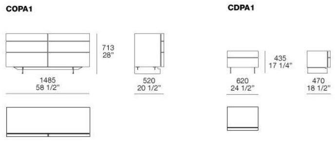 Poliform Комод из дуба Pandora sun-id-1481383 - Вид №3