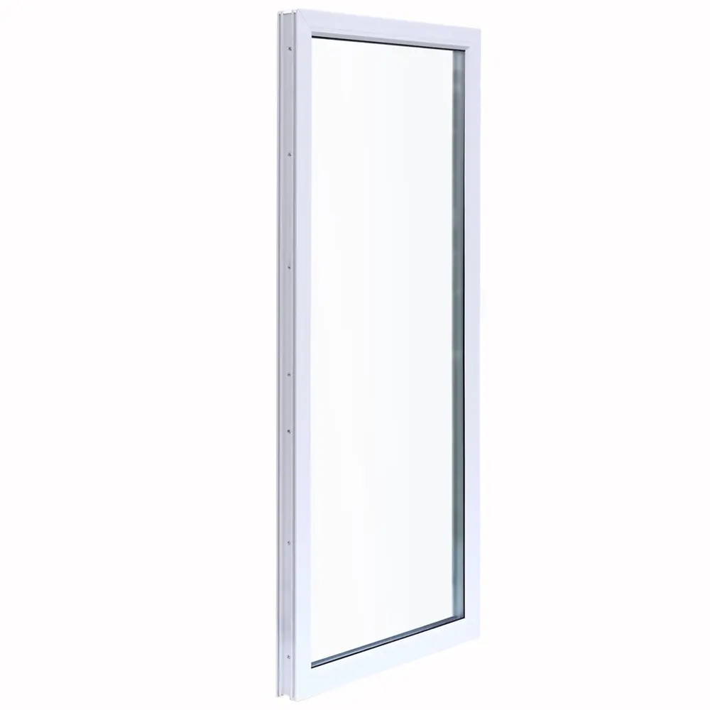 Глухое пластиковое окно Veka 1000x600 мм для технических помещений 83117301 STLM-0039106 - Вид №2