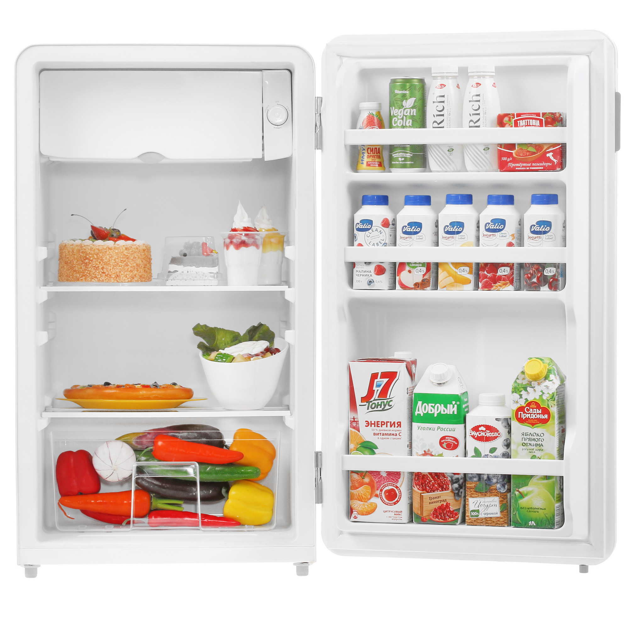 4703596 Холодильник компактный   DEXP RF-SD090RMA/W белый STDN-0015030 - Вид №5