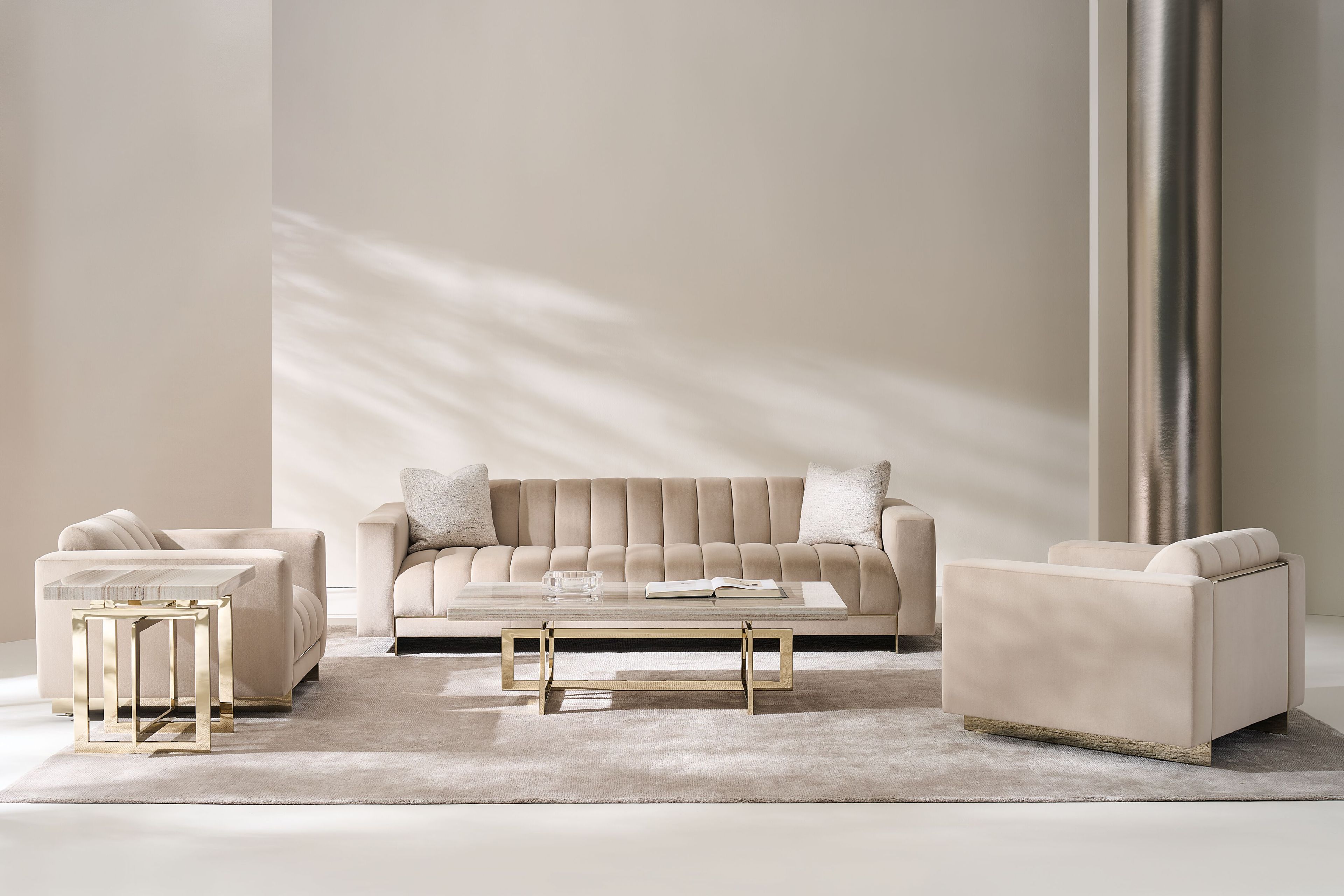 3-местный тканевый диван Caracole Well Balanced ARCH-00007131 - Вид №1