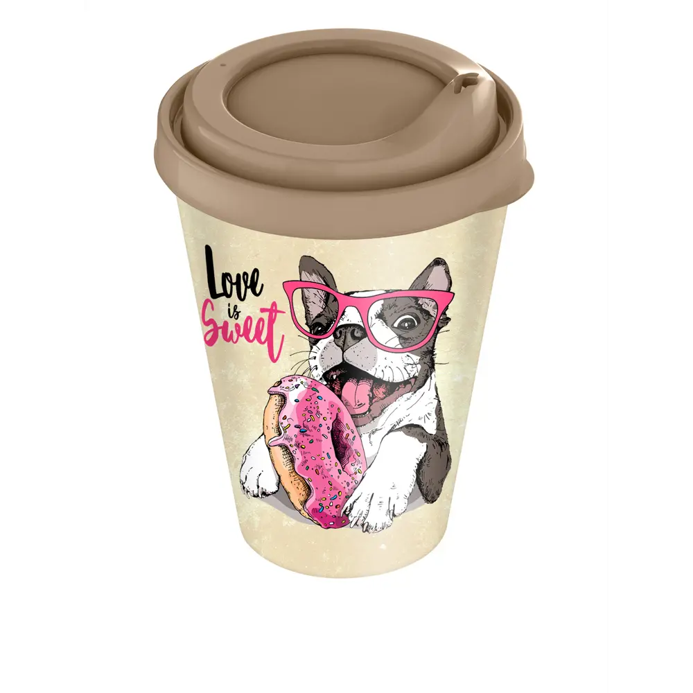 Стакан с крышкой 420 мл пластик PLAST TEAM STLM-2002220 - Вид №4