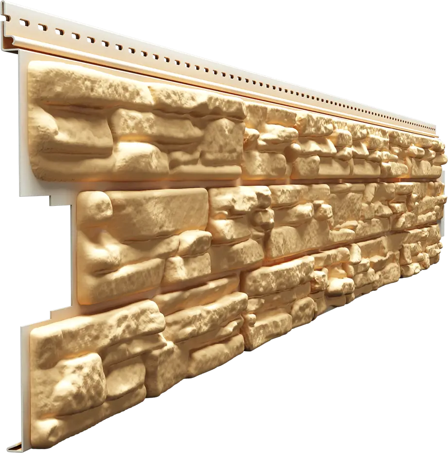 85346253 Сайдинг виниловый Döcke Rocky Сланец 1.8 м Пекан 0.51 м² STLM-0062056