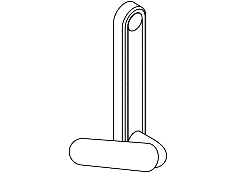 802.03.120R Ручка со знаком HEWI Serie 802 LifeSystem  - Вид №2