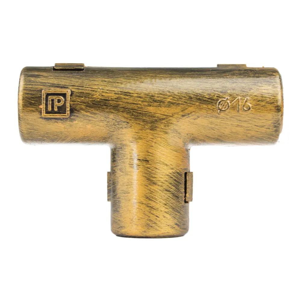 Тройник для кабель-канала 20x6.5 см цвет бронза 82709337 STLM-2190258 Santreyd 