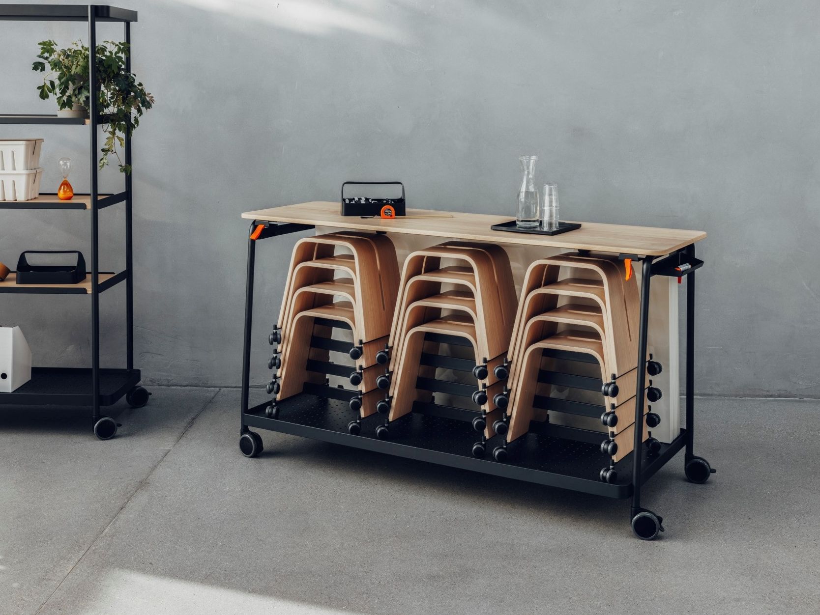 Офисный стул из бука с колесами Brunner доски ARCH-00101944 - Вид №3