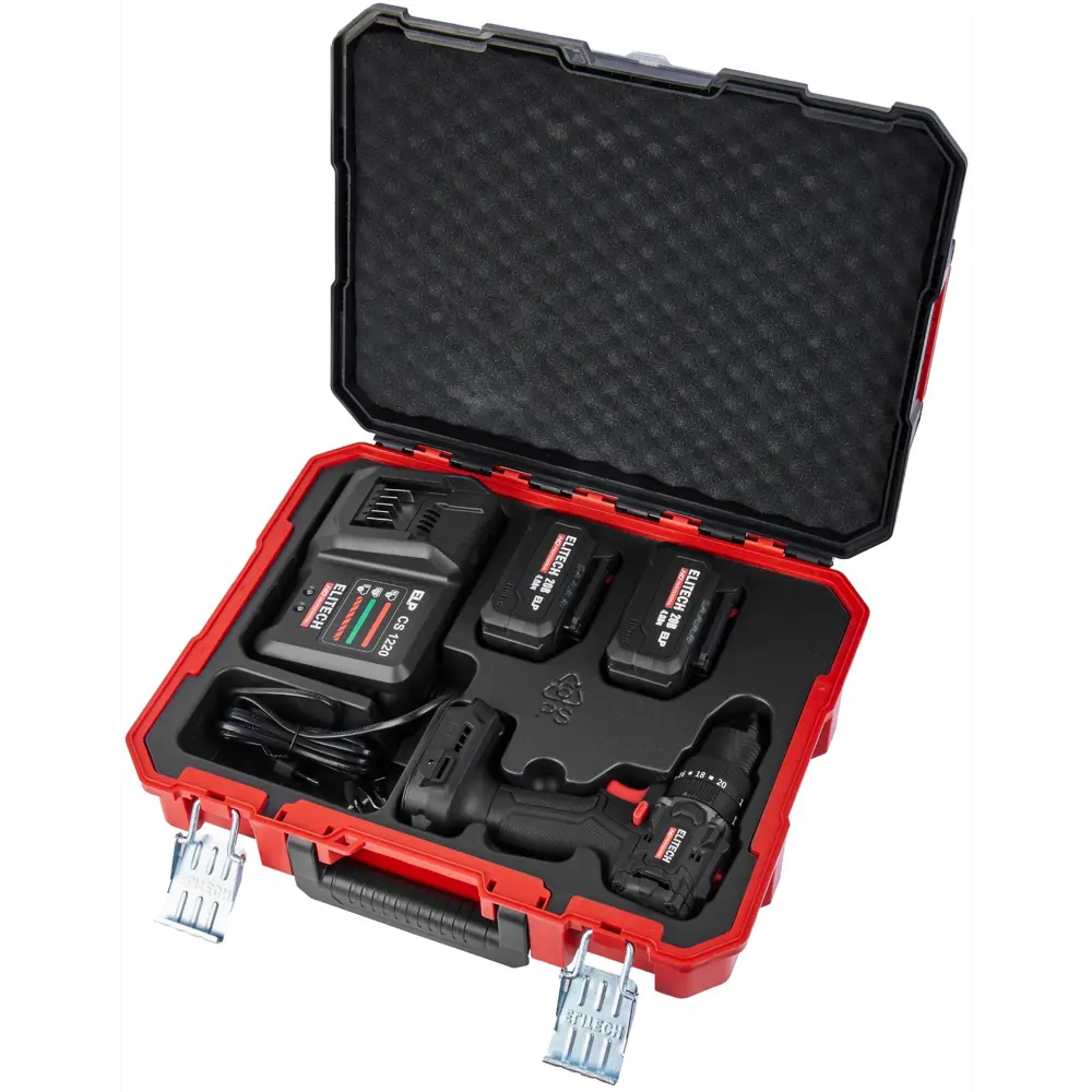 Elitech HD CD20ISL2 - профессиональная аккумуляторная дрель-шуруповерт с ударным механизмом 89409771 STLM-1568851 - Вид №1