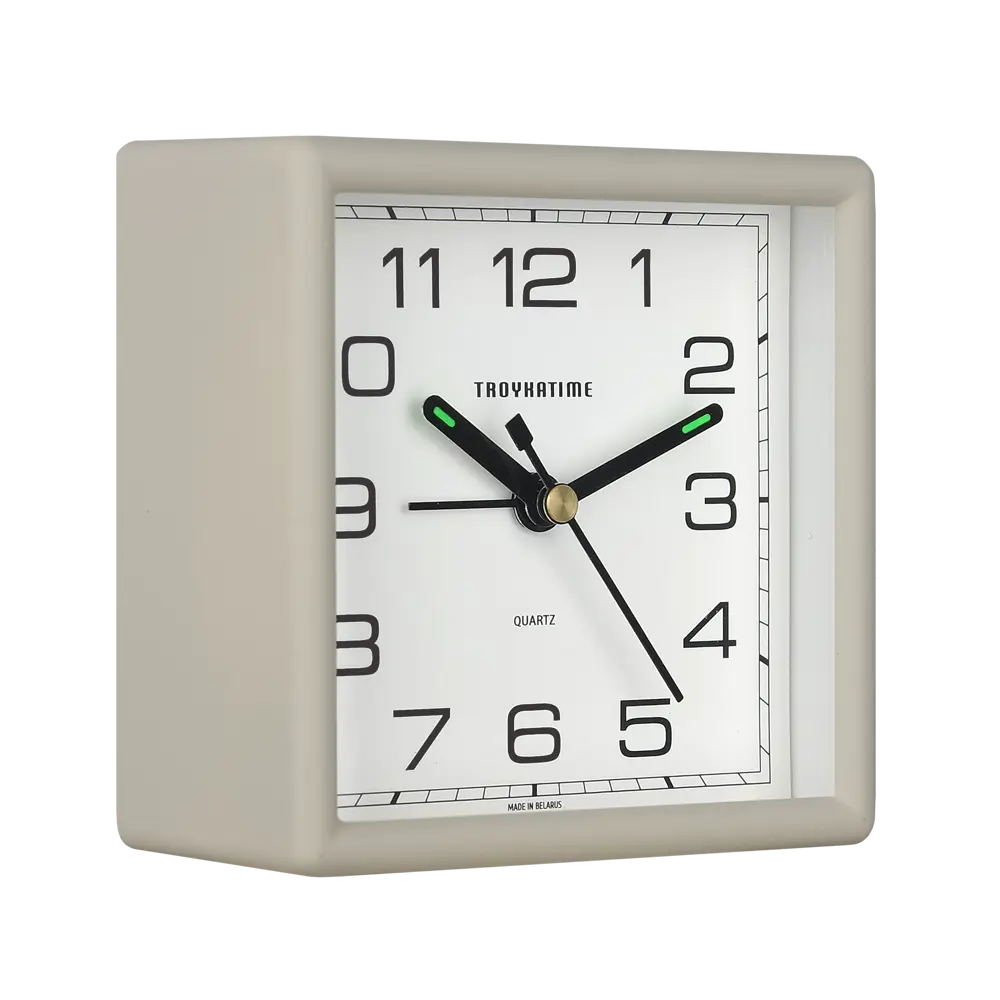 Будильник матовый d9.5 см цвет бежевый 83871960 STLM-2059420 TROYKATIME NEW SCANDI - Вид №2