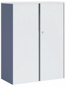 Ersa Высокий офисный шкаф из меламина с распашными дверцами с замком Arcadian