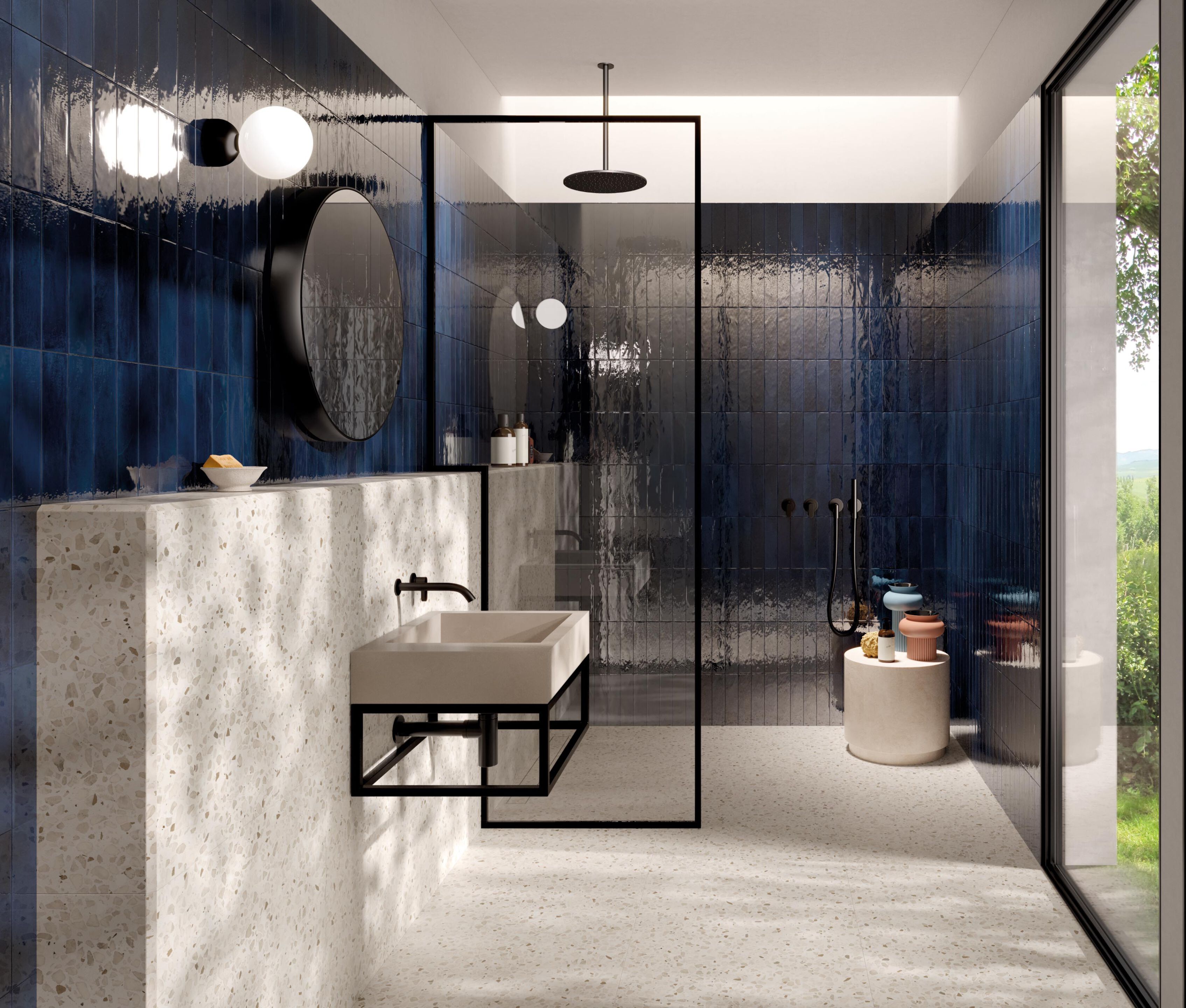 Пол / керамогранит с эффектом цемента FAP ceramiche Glim ARCH-00112635 - Вид №7