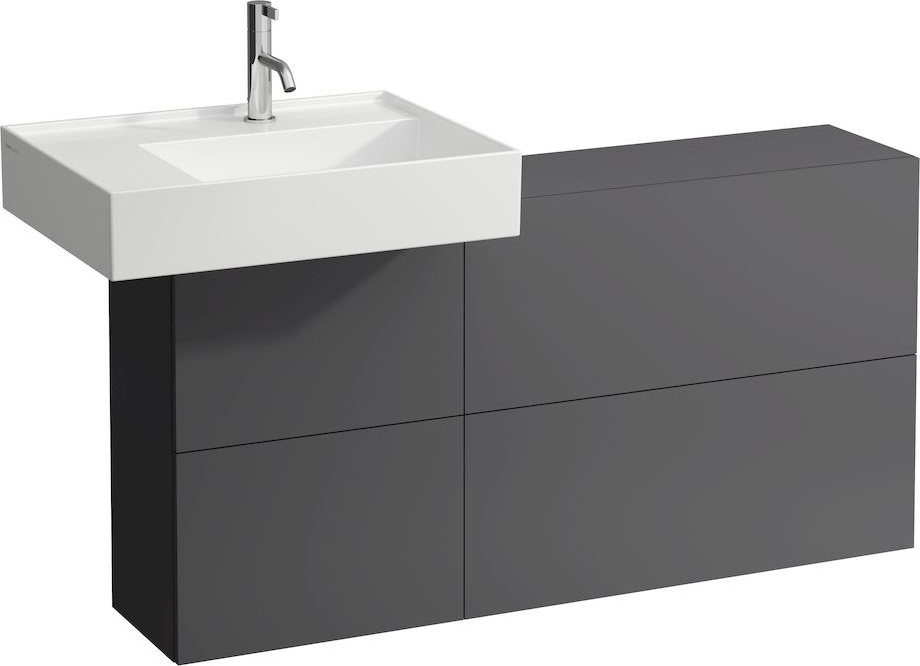 H8103350201121 Раковина с полочкой слева, со специальным скрытым сливом LAUFEN PRO - Вид №8