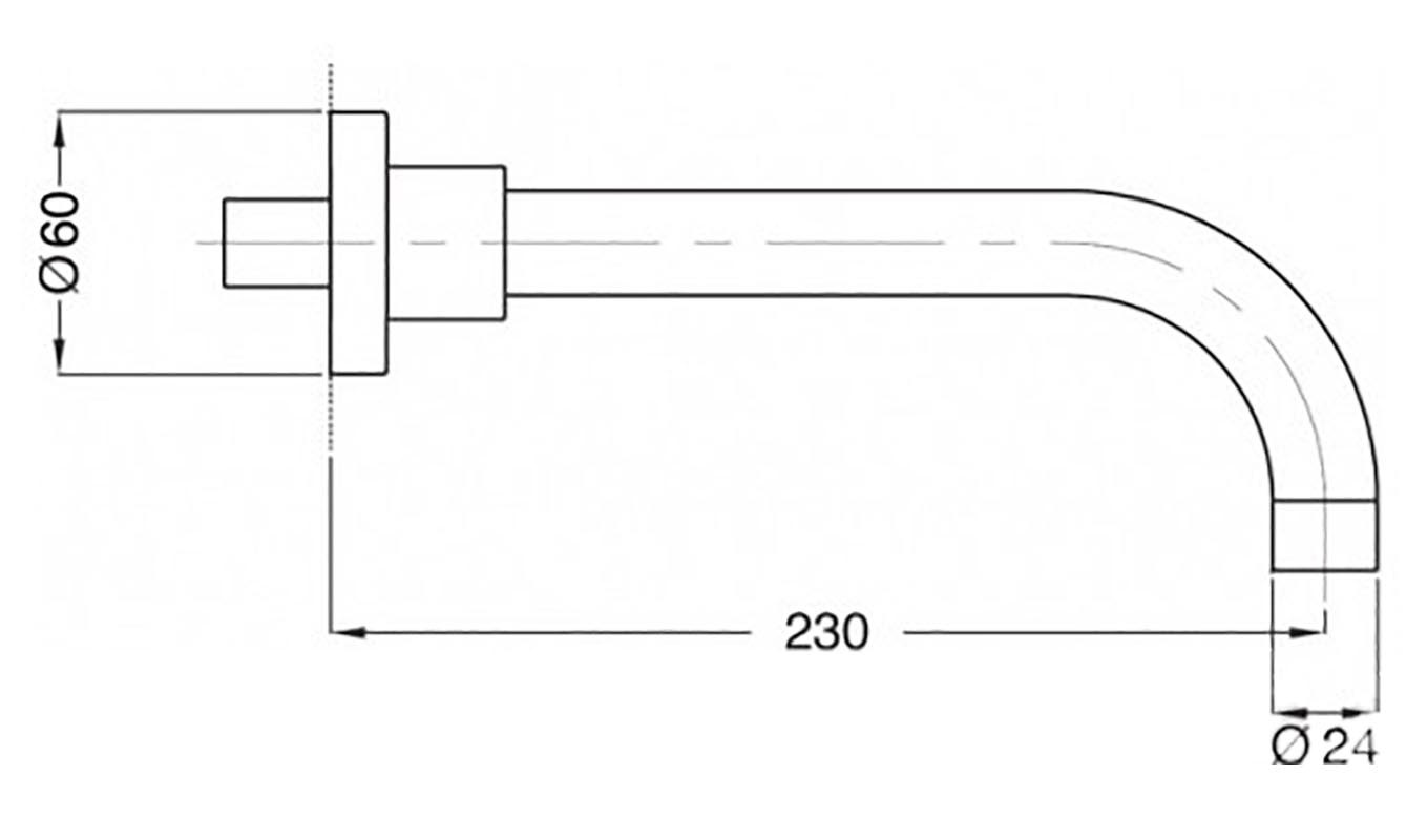 Излив MIGLIORE Ricambi ML.RIC-19320 ML.RIC-19320.CR - Вид №1