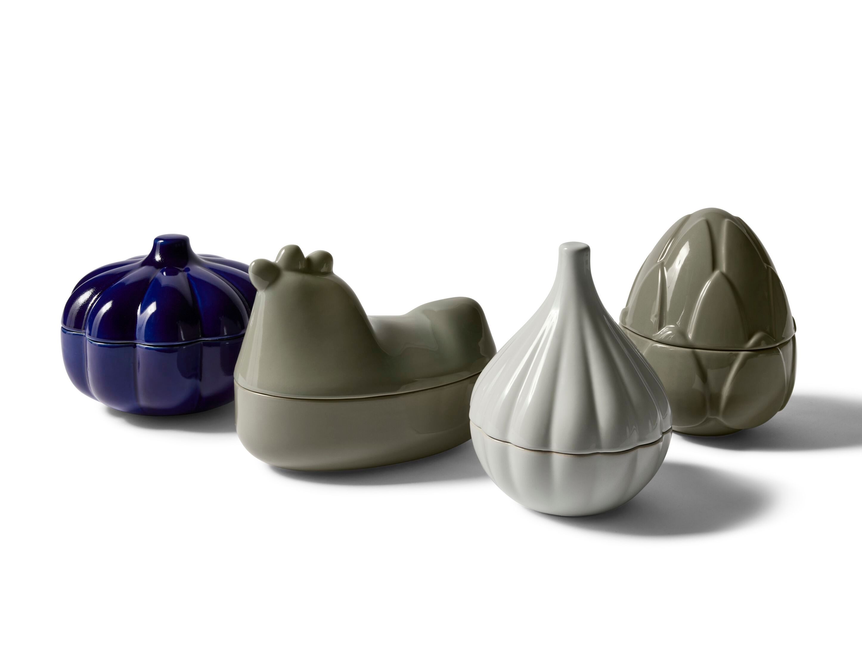 Глянцевый глазурованный керамический контейнер CASSINA Taac ARCH-00007882