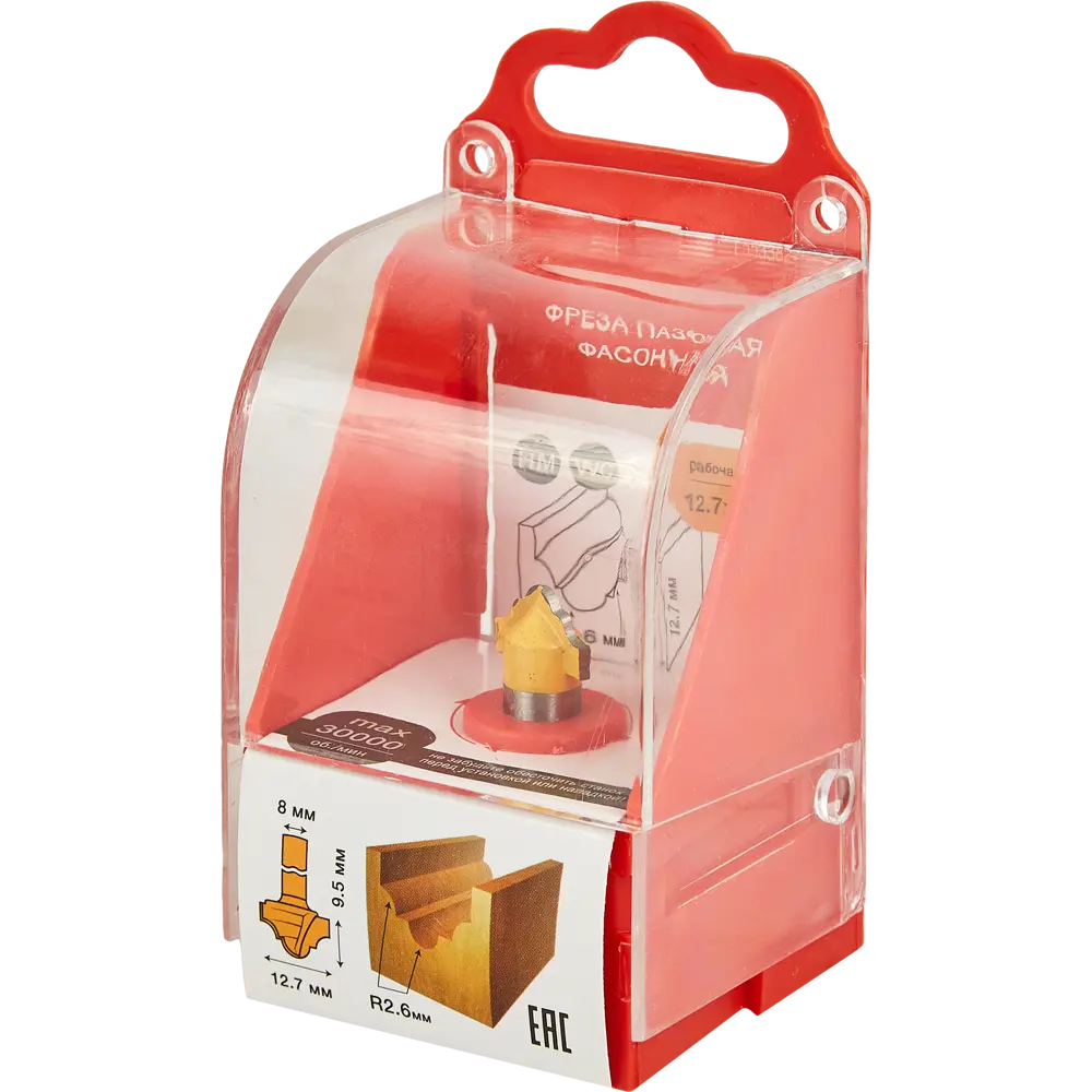 Фреза по дереву пазовая фасонная 553382 12.7x9.5 мм хвостовик 8 мм 83661229 STLM-2193669 Santreyd  - Вид №3