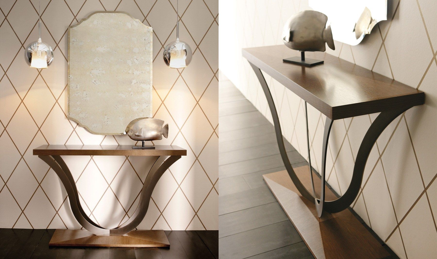 Деревянная прямоугольная консоль OPERA CONTEMPORARY TESEO ARCH-00144896 - Вид №1