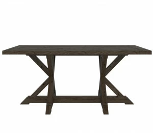 Обеденный стол деревянный прямоугольный старый дуб 180 см Tavern FURNITERA  120342 Коричневый