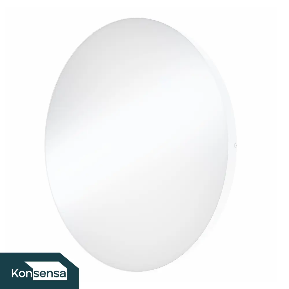 Зеркало для ванной KONSENSA Бруклин 55 см круглое цвет белый 89375202 STLM-2178550 - Вид №2